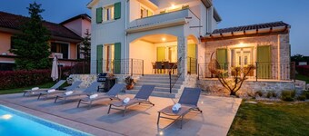 Villa Bartol with private pool, table tennis, darts