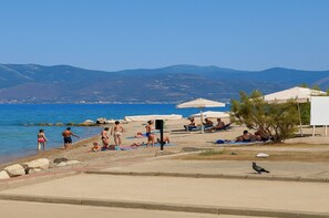 Apartment, 2 Bedrooms, Patio, Garden View | Beach | Beach nearby - Mare Mare Thalassa A (Patras)