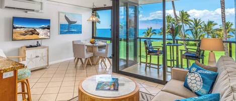 Smart TV, DVD player, books