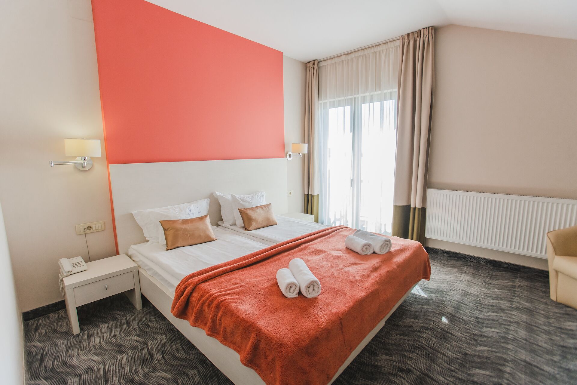 In-room safe, blackout drapes, soundproofing, free WiFi