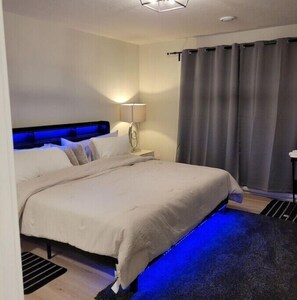 3 slaapkamers, een strijkplank/strijkijzer, gratis wifi