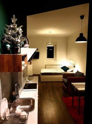 1 Schlafzimmer, Bügeleisen/Bügelbrett, WLAN