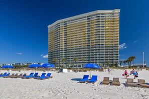 On the beach