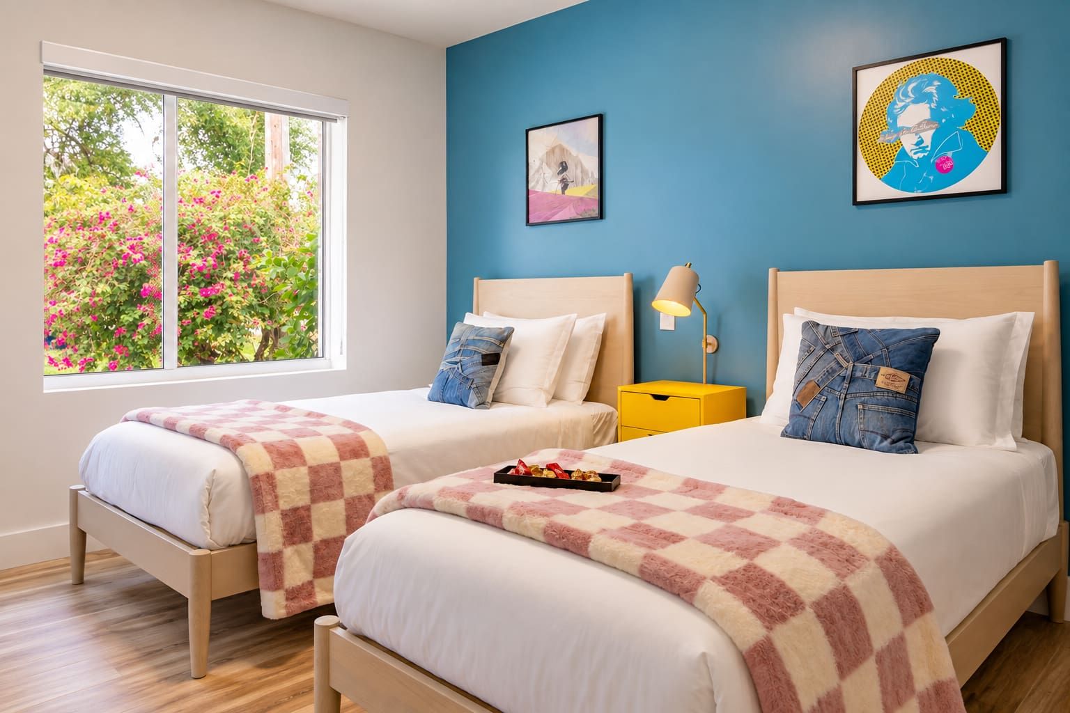 8 bedrooms, desk, iron/ironing board, travel crib