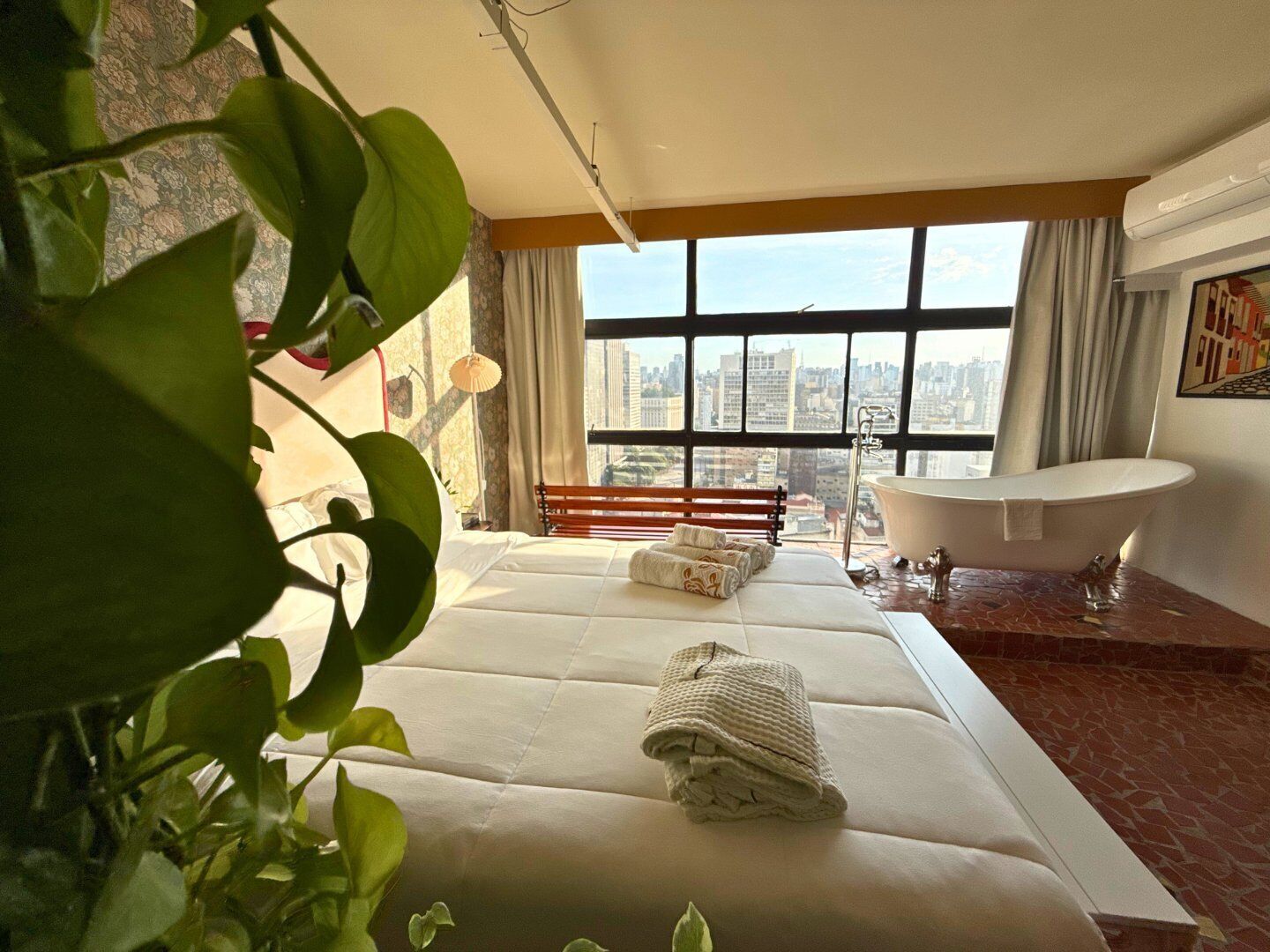 Romantisch appartement | 1 slaapkamer, een bureau, verduisterende gordijnen, gratis wifi