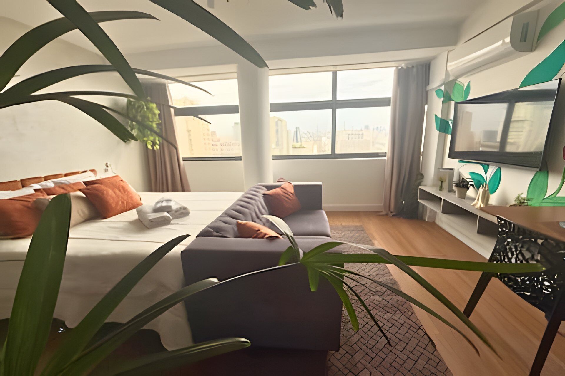 Apartamento | 1 quarto, cortinas blackout, Wi-Fi de cortesia