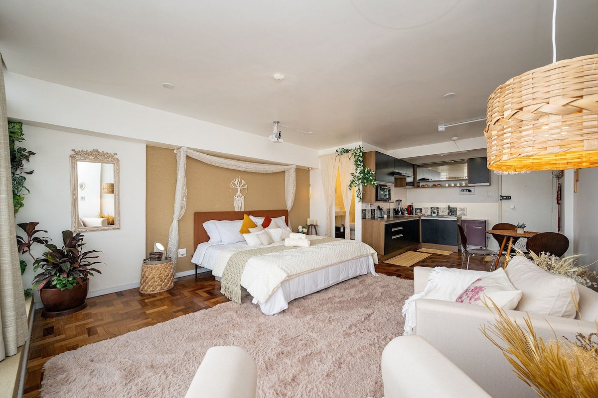Comfort-Apartment | 1 Schlafzimmer, Schreibtisch, Verdunkelungsvorhänge, kostenloses WLAN