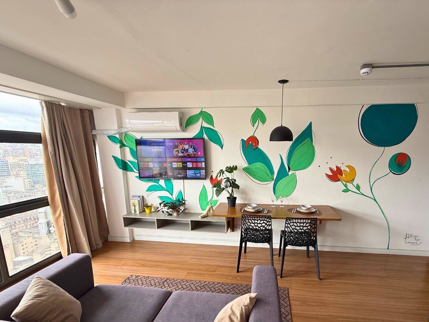 Appartement traditionnel | Aire de séjour