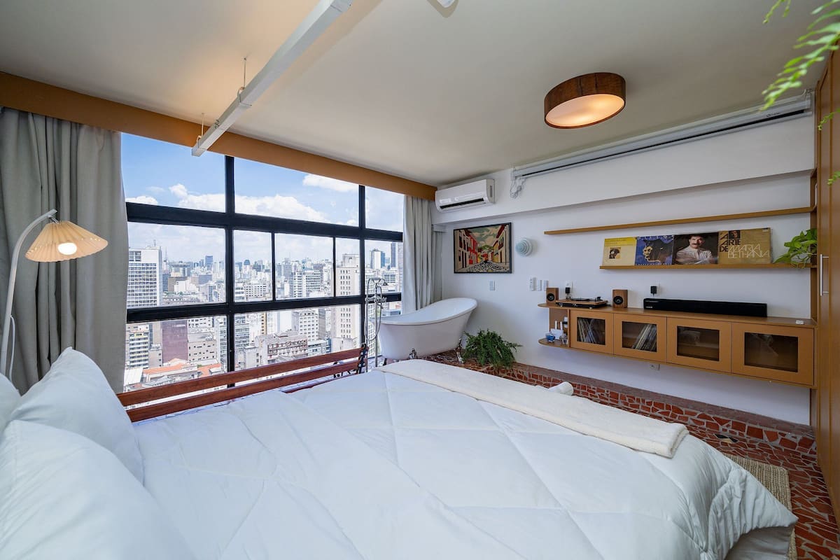 Appartement Design | 1 chambre, rideaux occultants, Wi-Fi gratuit