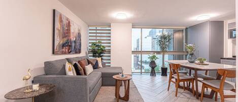 Superior Apartment, Non Smoking, Air conditioning | In-room safe, desk, laptop workspace, blackout curtains