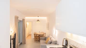 Appartement | Cuisine privée | Réfrigérateur, micro-ondes, plaque de cuisson, lave-vaisselle