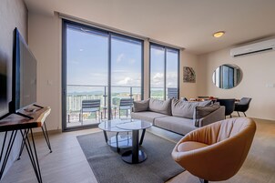 Superior Apartment | Living area | Smart TV