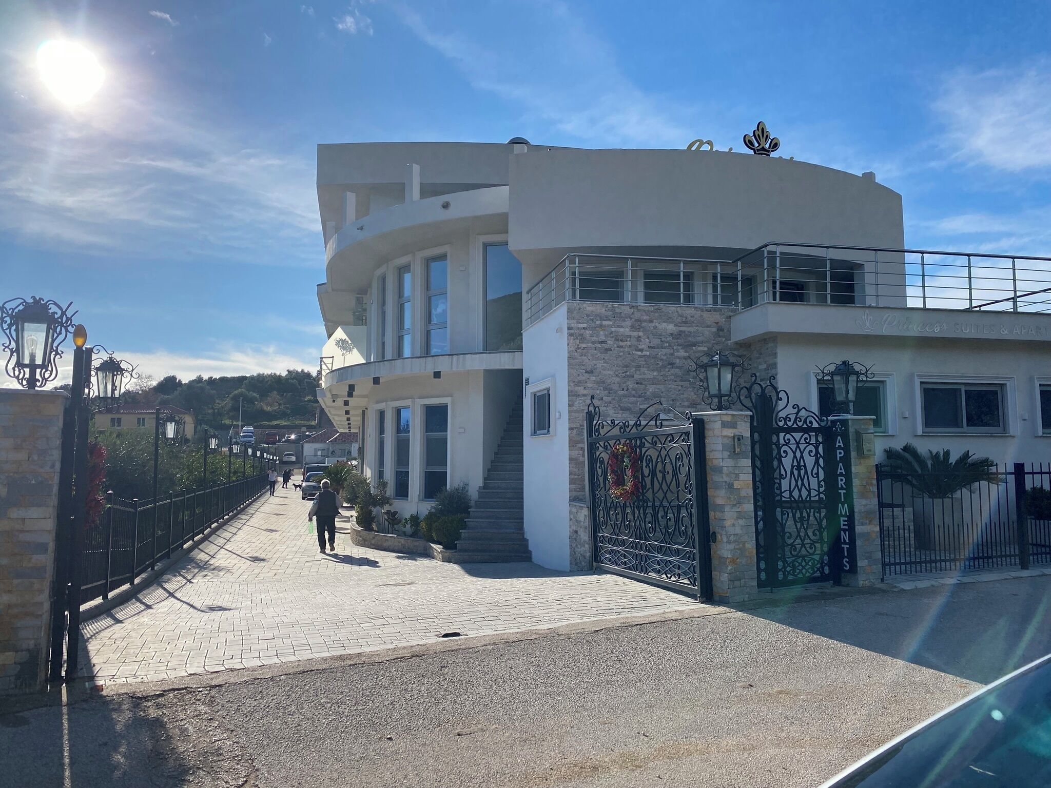 Fassade der Unterkunft