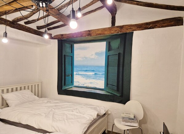 3 室のベッドルーム、WiFi、ベッドシーツ