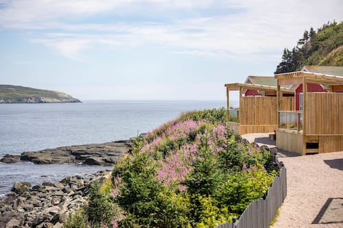 Chaumière, vue sur l’océan, au bord de l’océan | Terrasse/patio