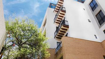 Fassade der Unterkunft