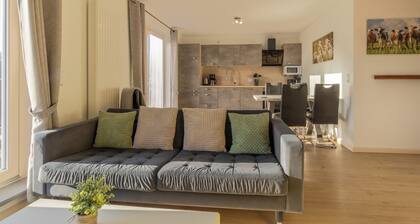 Ferienwohnung Bergblick mit Balkon und Garten - Familienfreundlich