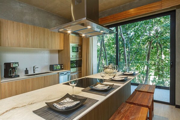 Fridge, microwave, oven, stovetop - GMB Tulum Boho Bliss: Ubicación Perfecta (Tulum)