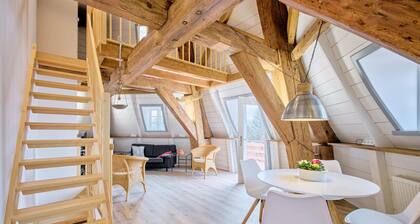 Moderne, Gemütliche Ferienwohnung in Mühle mit Blick Über Flensburg