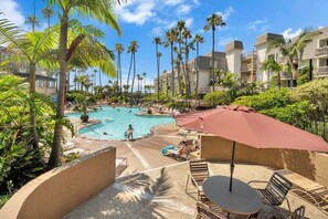 A heated pool - Resort-Style Escape | Steps to Sand & Pool in North Coast Village (Oceanside)