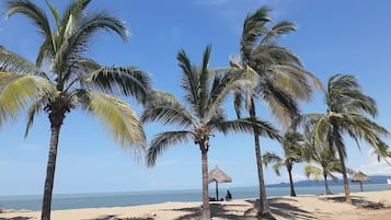 Vlak bij het strand, strandlakens