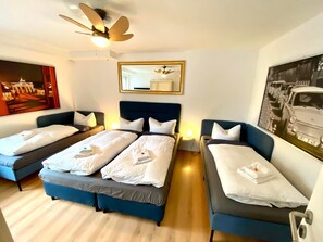 2 soverom, strykejern/-brett, wi-fi og sengetøy