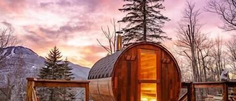 Baignoire à remous extérieure