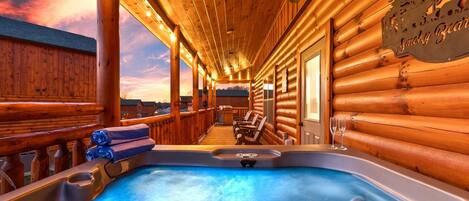 Baignoire à remous extérieure