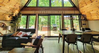 Gorgeous New A-Frame w/ Sauna & Gameroom - Minutes to Pools, Golf and Skiing
