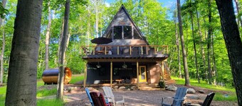 Gorgeous New A-Frame w/ Sauna & Gameroom - Minutes to Pools, Golf and Skiing