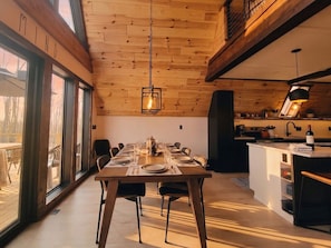 Dining - Gorgeous New A-Frame w/ Sauna & Gameroom - Minutes to Pools, Golf and Skiing (Bellaire)