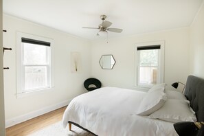 2 bedrooms, iron/ironing board, travel crib, free WiFi