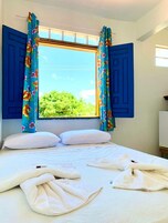 ダブルルーム 専用バスルーム | WiFi (無料) 、ベッドシーツ