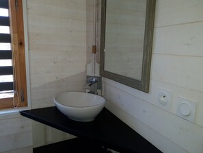 Shower, hair dryer - Chalet Tiny House à Mimizan Entre lac et Océan (Mimizan)