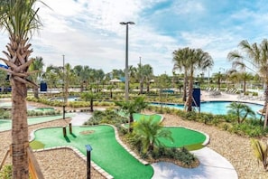 Una piscina riscaldata