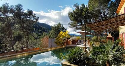 Maison Climatisée Avec Piscine au Calme