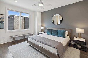 4 bedrooms, iron/ironing board, travel crib, WiFi