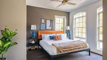 4 bedrooms, iron/ironing board, travel crib, WiFi