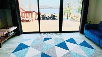 Smart TV, foosball, books