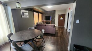 Family Suite | Living area | 42-inch Smart TV with digital channels