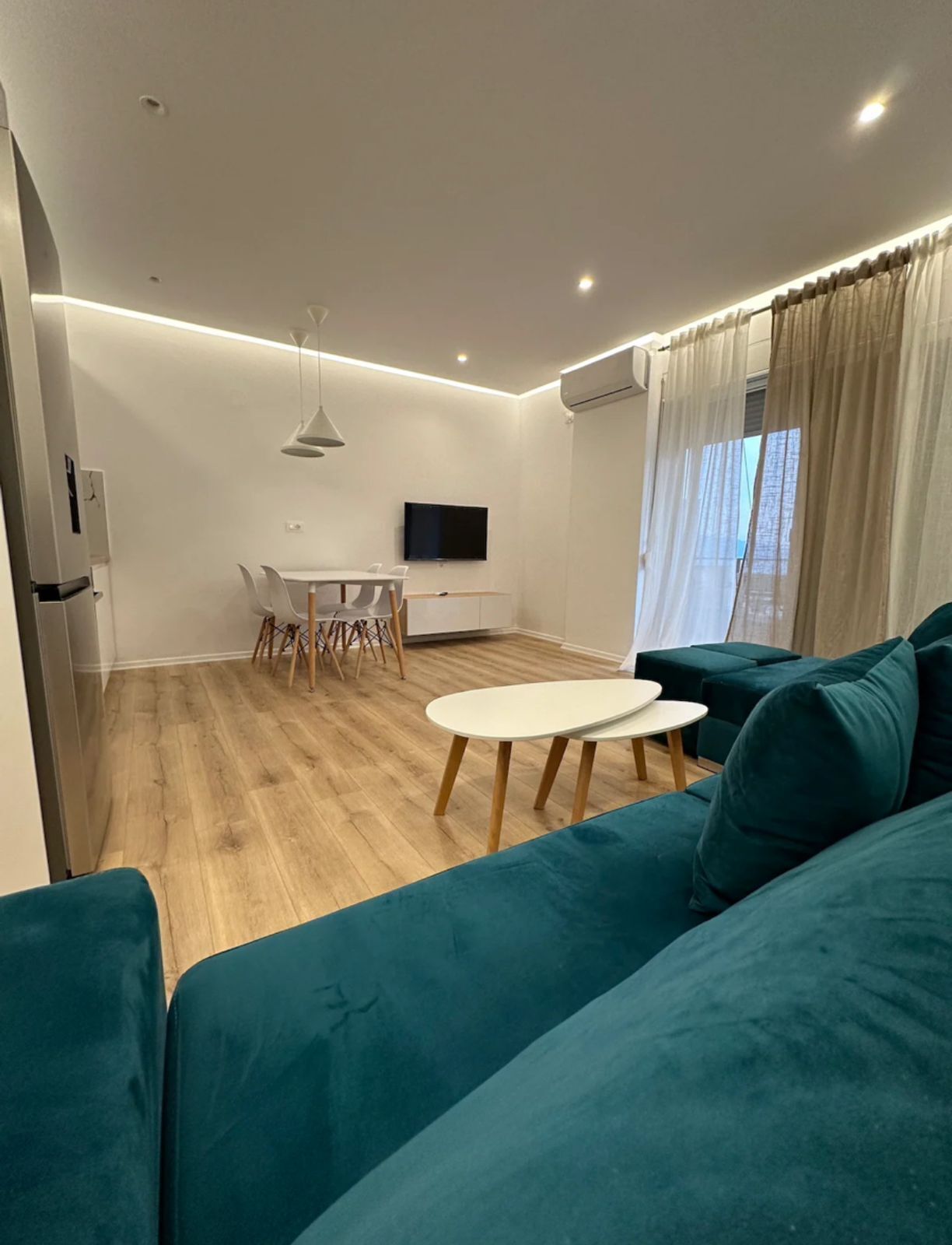 Televisión LED de 50 pulgadas con canales digitales