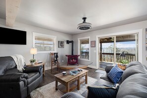 TV connectée, cheminée