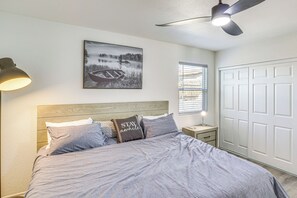 2 chambres, bureau, Wi-Fi, draps fournis