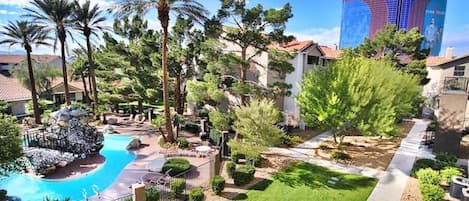 屋外プール、温水プール