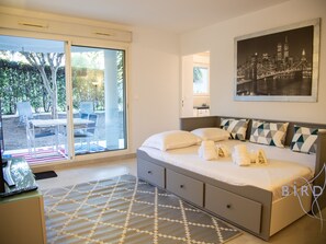 1 soverom, wi-fi og sengetøy