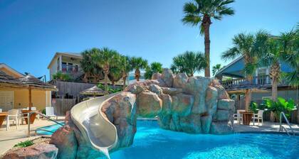 Private Yard, Cornhole, Resort Pool Oasis w/ Slide Down the Shore by Avantstay