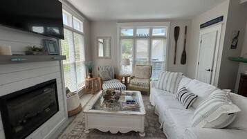 Cheminée, espaces bureaux