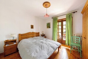 1 makuuhuone, vuodevaatteet