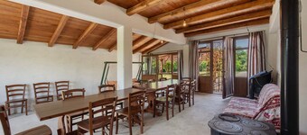 Studio 'Ant Ra Prina Chiaro Pino' avec vue sur la montagne et jardin partagé