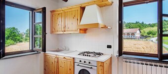 Studio Apartment 'Ant Ra Prina Chiaro Pino' with Mountain View and Shared Garden